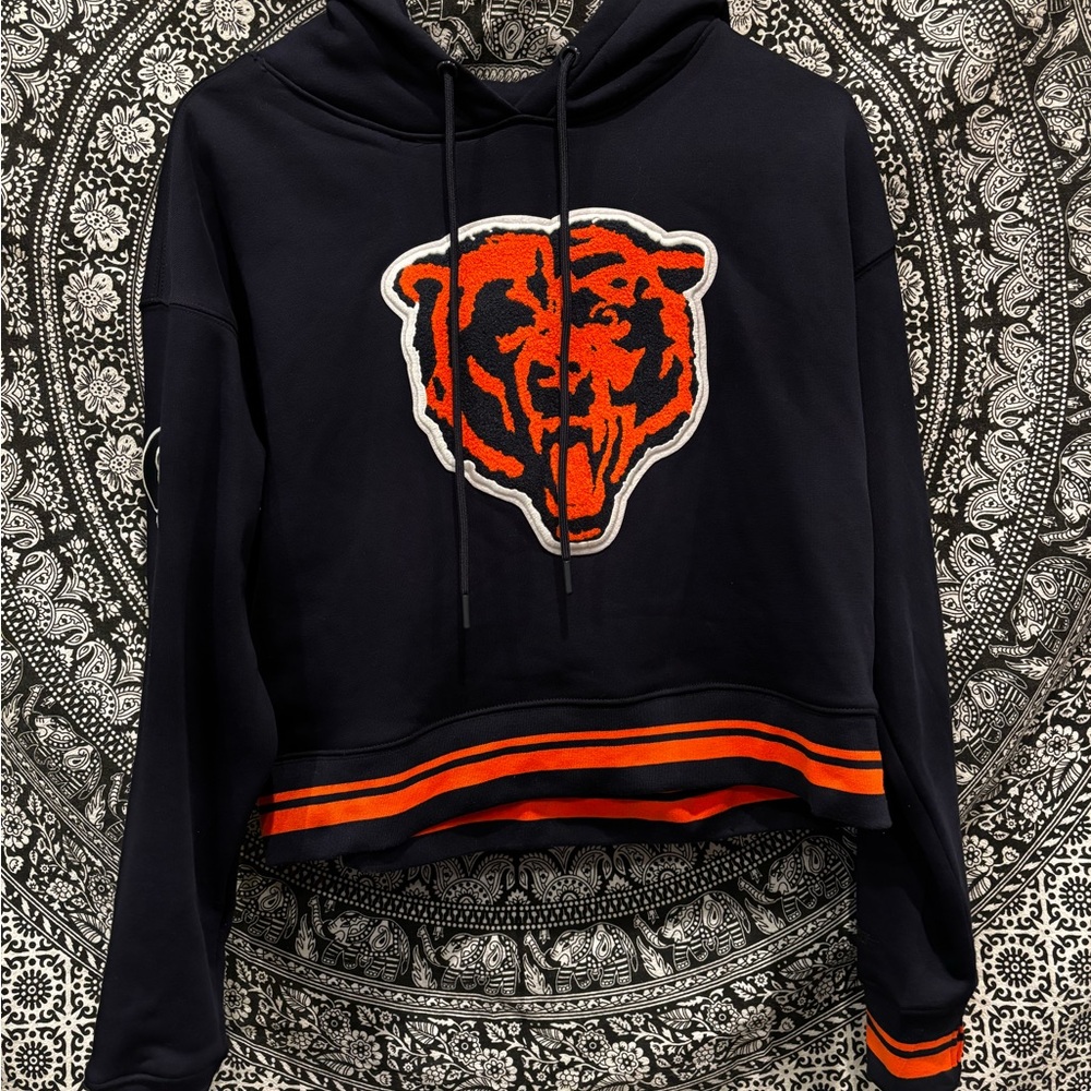 Chicago Bears Cropped Hoodie